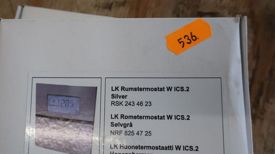 2 stk. rumthermostat LK W ICS.2