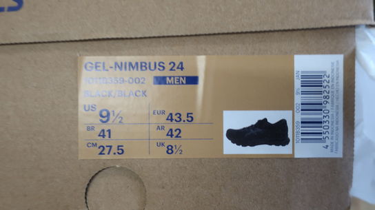 Sko ASICS Gen-Nimbus 24 str.: 43,5