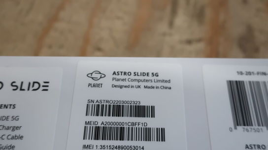 Mobiltelefon ASTRO SLIDE 5G