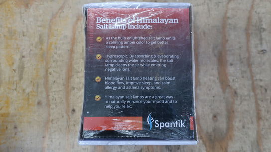 2 stk. lamper SPANTIK Night Light Salt Lamp