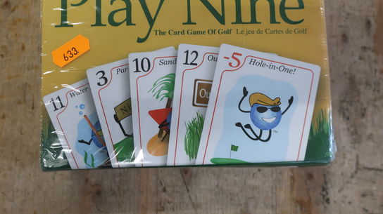 Kortspil "Play Nine" The Card Game of Golf