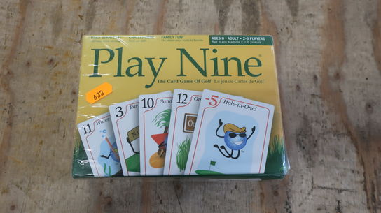 Kortspil "Play Nine" The Card Game of Golf