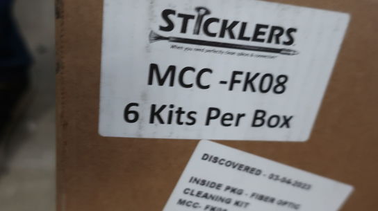 6 stk. rensesæt STICKLERS High-Volume Fiber Optic Cleaning Kit MCC-FK08