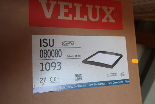 6 stk. vinduer VELUX 80x80 cm