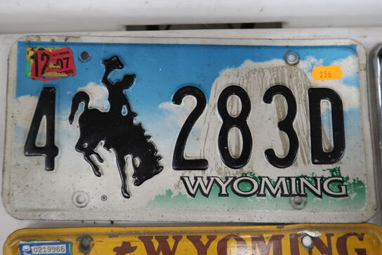 Wyoming nummerplade