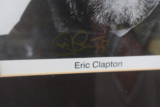 Signeret billede "Eric Clapton"