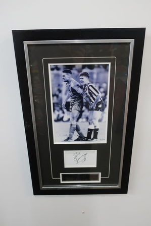 Signeret billede "Paul Gascoigne"