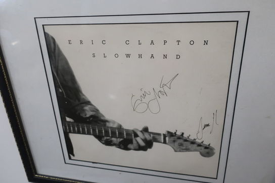 Signeret billede "Eric Clapton"