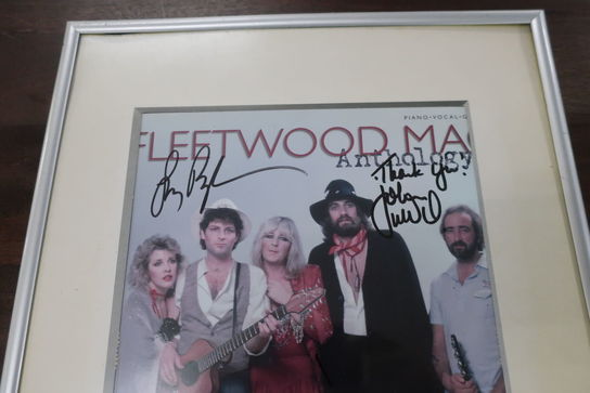 Signeret nodehæfte "Fleetwood Mac"