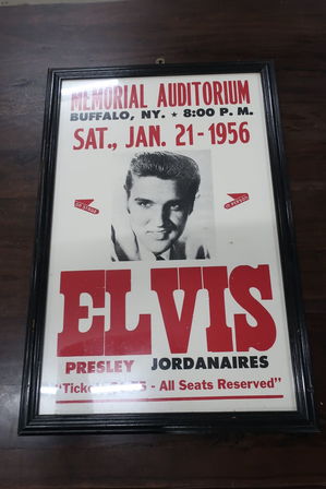 Koncertplakat "Elvis" 1956