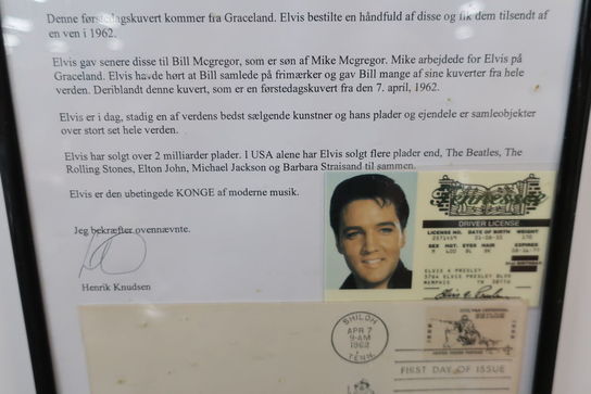 Fødselsdagskuvert "Elvis Presley"