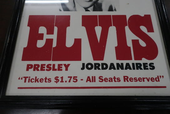 Koncertplakat "Elvis" 1956