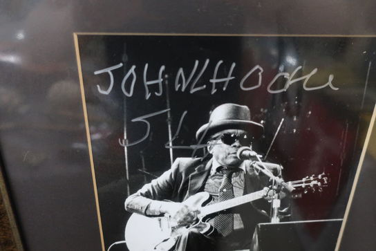 Signeret billede "John Lee Hooker"