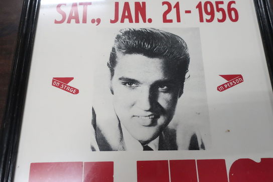 Koncertplakat "Elvis" 1956