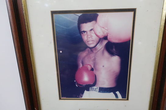 Signeret billede "Muhammad Ali"