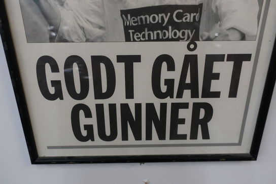 Avisforside B.T. 1998 "Godt gået Gunner"