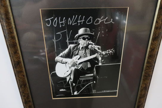 Signeret billede "John Lee Hooker"