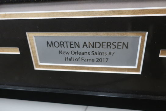 Signeret trøje "Morten Andersen - Hall of Fame"