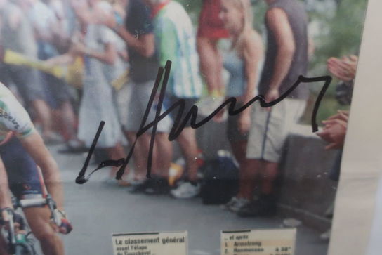 Signeret avisforside L'Équipe 2005 "Lance Armstrong"