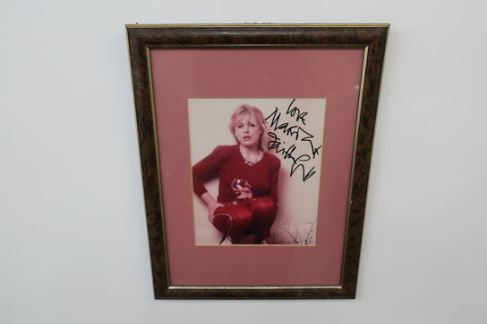 Signeret billede - Marianne Faithfull