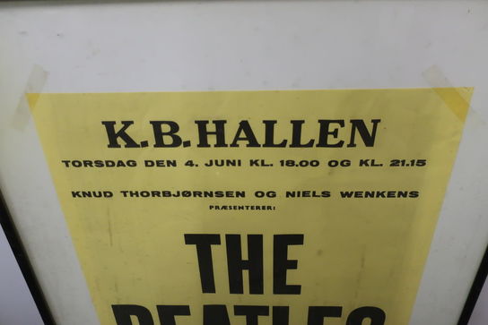 Koncertplakat fra K.B Hallen "The Beatles" 1964