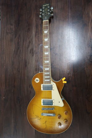 Signeret el-guitar EPIPHONE Les Paul "Thomas Helmig"