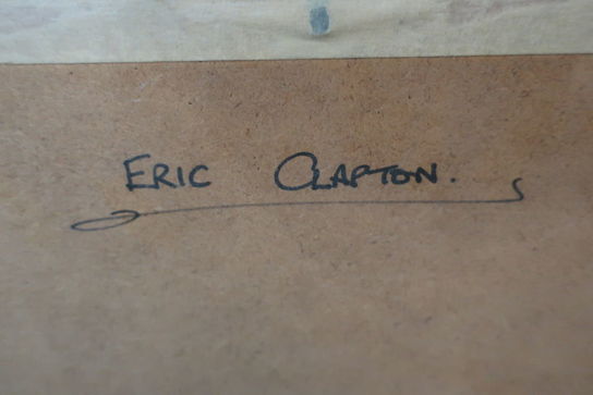 Signeret billede "Eric Clapton"