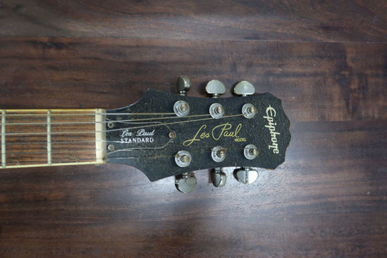 Signeret el-guitar EPIPHONE Les Paul "Thomas Helmig"