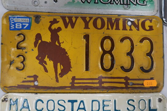 Wyoming nummerplade