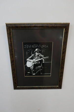 Signeret billede "John Lee Hooker"