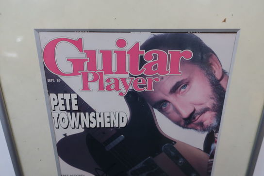 Signeret plakat "Pete Townshend"