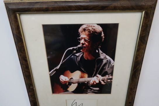 Signeret billede "Lou Reed"