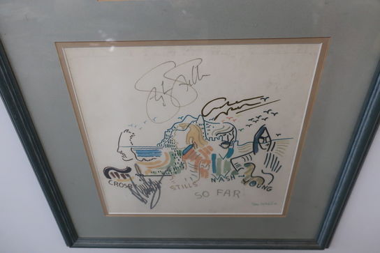 Signeret billede "Crosby, Stills & Nash"