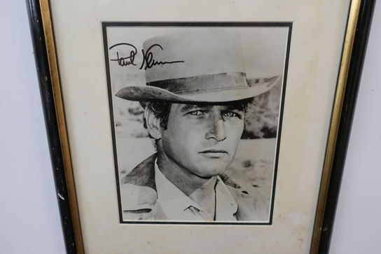 Signeret billede "Paul Newman"