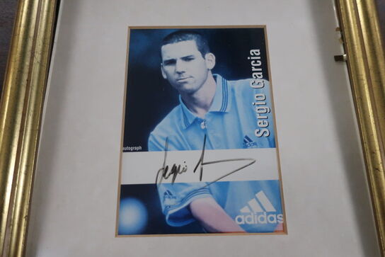 Signeret billede "Sergio Garcia"