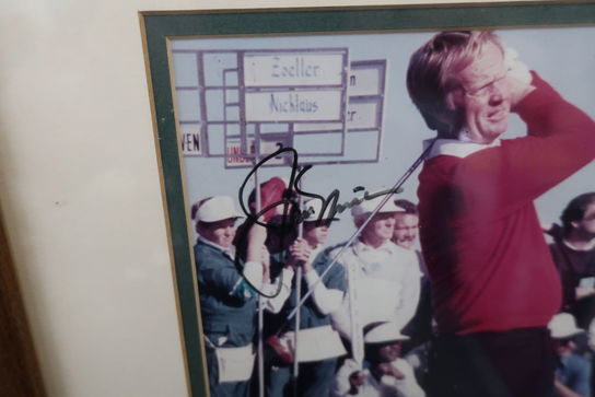 Signeret billede "Jack Nicklaus"