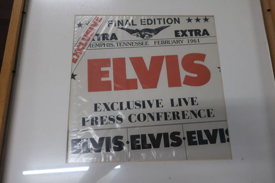 Indrammet LP "Elvis - Exclusive Live Press Conference 1961"