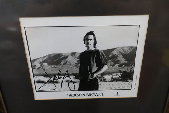 Signeret billede "Jackson Browne"