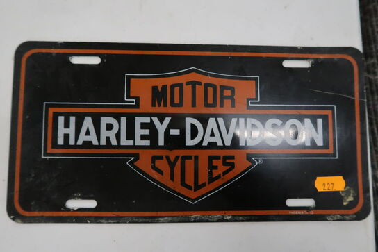 Skilt "Harley Davidson"