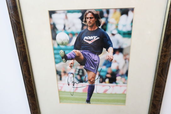 Signeret billede "David Ginola"