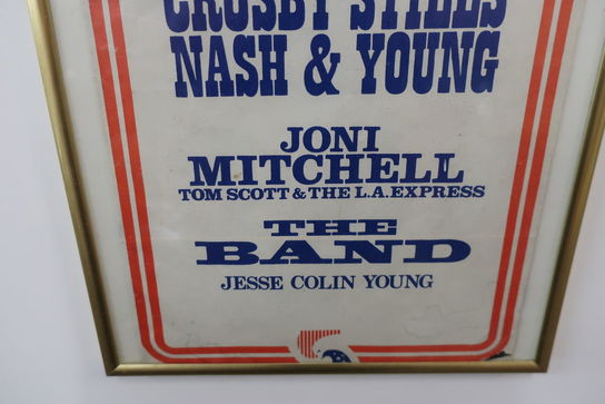 Koncertplakat "Crosby, Stills, Nash & Young" 1974