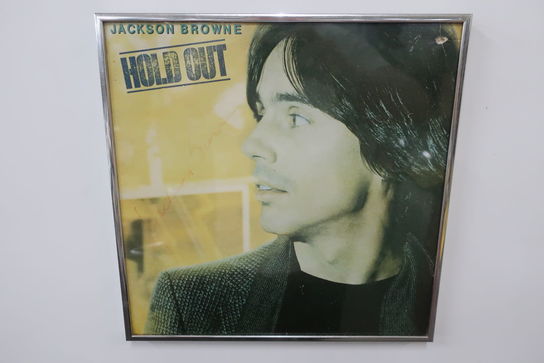 Signeret albumcover "Jackson Browne"