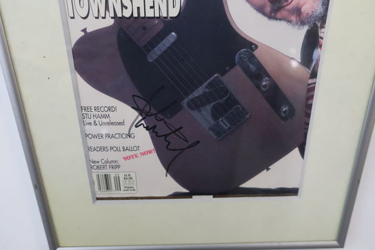 Signeret plakat "Pete Townshend"