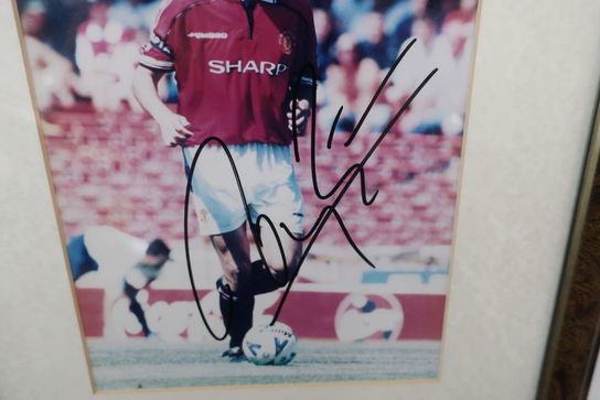 Signeret billede "Roy Keane"