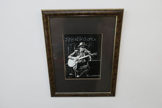 Signeret billede "John Lee Hooker"