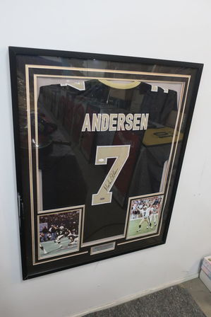 Signeret trøje "Morten Andersen - Hall of Fame"