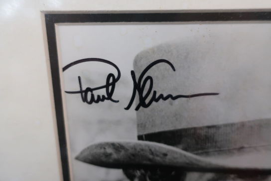 Signeret billede "Paul Newman"