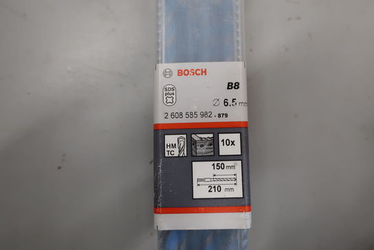 10 stk. bor BOSCH 6,5 mm. 