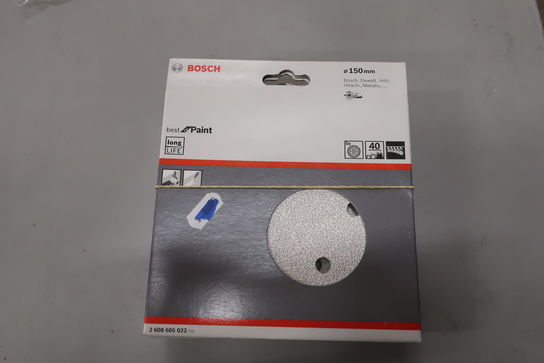 6 pk. Sliberondeler K40 150 mm. BOSCH 