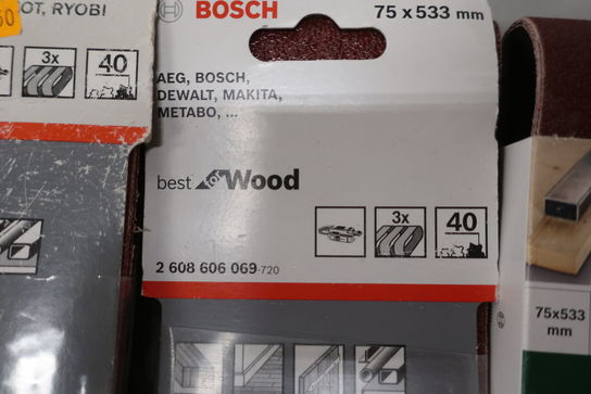 4 pk. Sandpapir BOSCH 